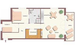 Grundriss • Villa Elfeld • Wohnung 717